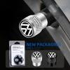 Para VOLKSWAGEN Tapa de Válvula de Aire para Vástago de Rueda de Coche Nuevo Cubierta de Polvo para Neumáticos Accesorio Para Volkswagen VW GTI R Golf 7 Polo Tiguan Passat Jett