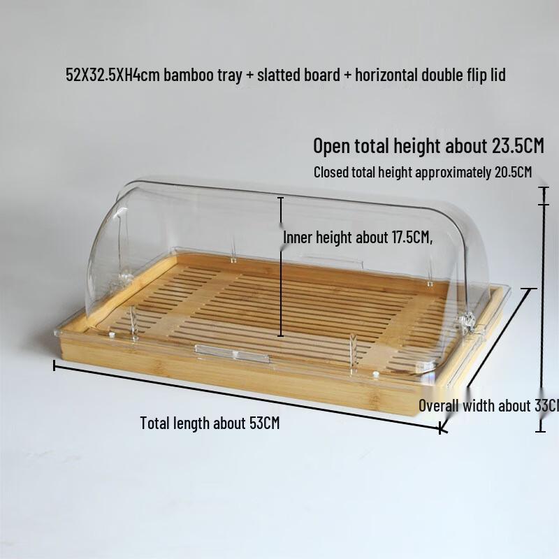 Bamboo Cake & Dessert Display Tray