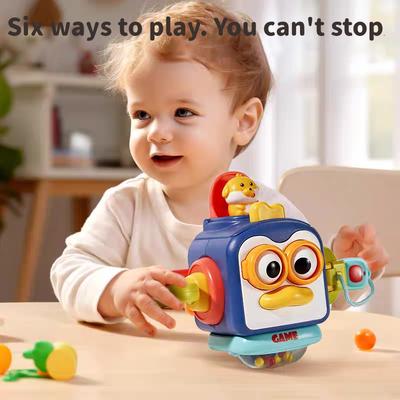 Infant Puzzle Early Education Toys Baby Activity Cube Busy Ball Baby Training Busy Hand Grasping Ball Sensory Toys