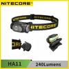 Original HA11 240 Lumens Max Beam Distance 90 M Include Battery Ultar Lightweight Dual Beam Headlamp