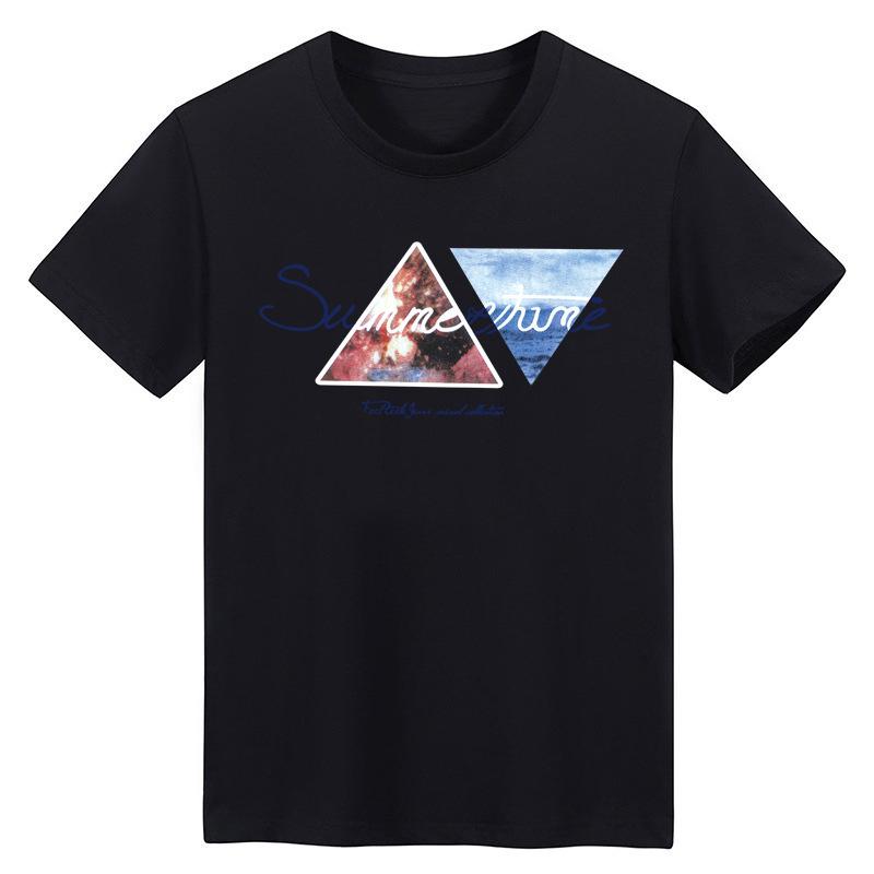 Men's Short Sleeve Summer Men's Short Sleeve Cotton T-Shirt Printed Trade Men's T-Shirt