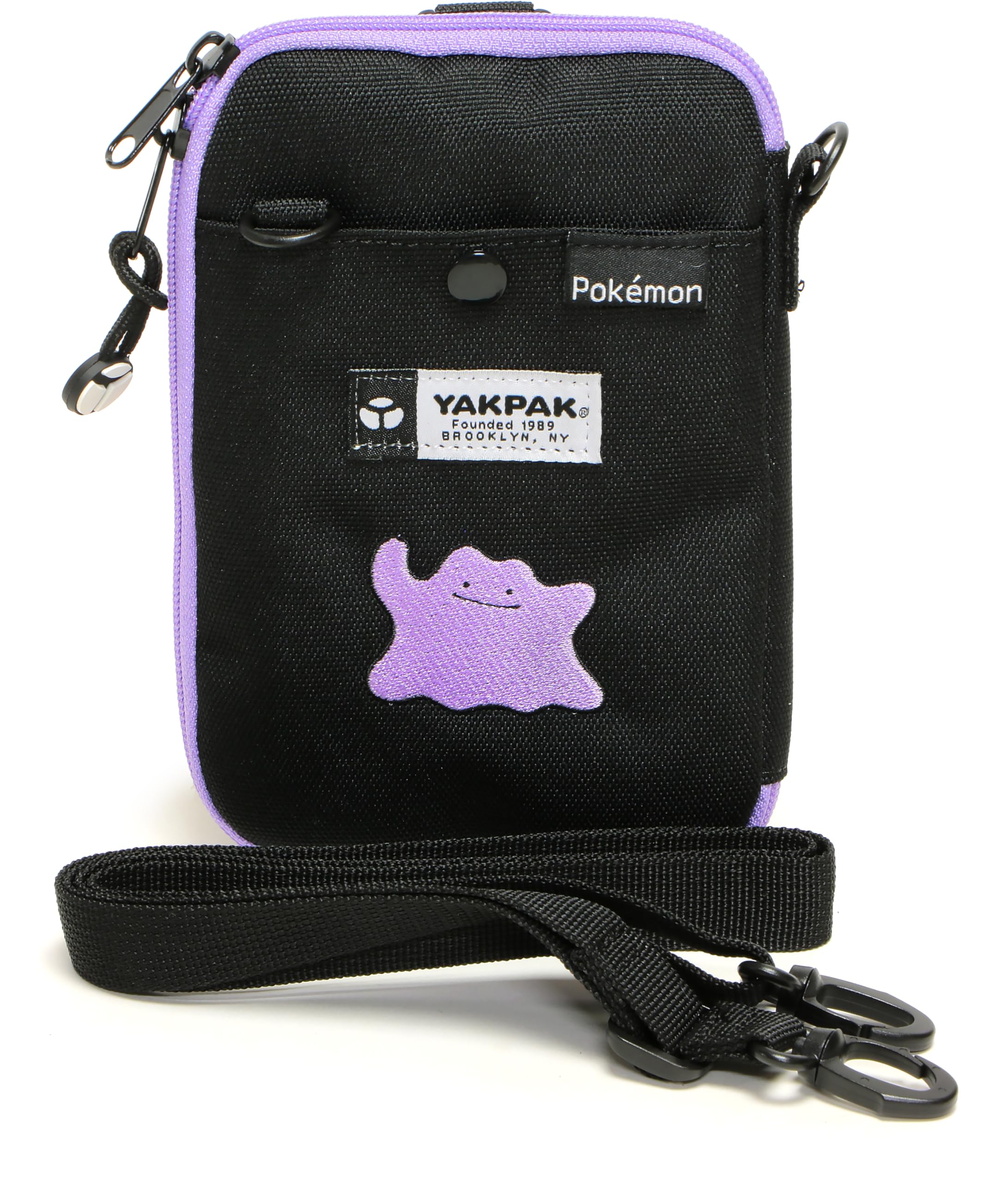 

Pokémon YAKPAK Pocket Shoulder Bag for Kids, Black/Ditto