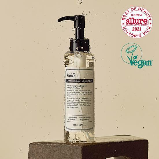 Klairs Gentle Black Fresh Cleansing Oil 150ml, Korea Cleansing
