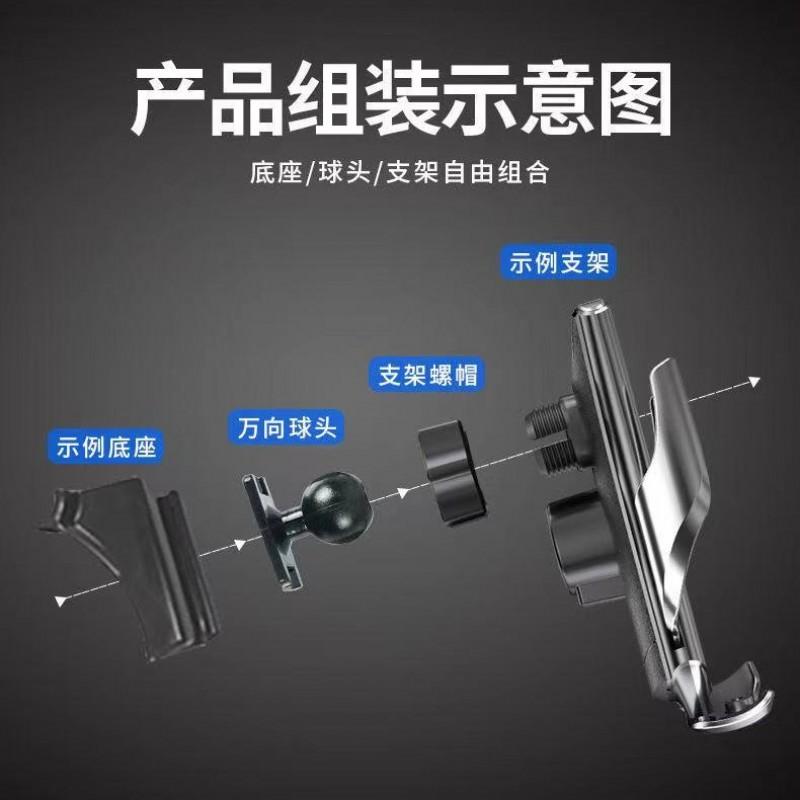 Smart Car Phone Holder With Wireless Charging 15W Auto-Sensing Mount Dashboard Vent Compatible IPhone Universal