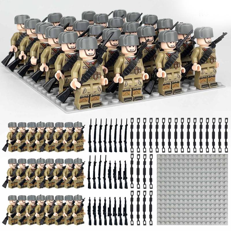 Building Army Square Block Toy Set Classic And Exquisite Particle Square Doll
