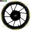 Universal 17 Inch Motorcycle Accessories Front and Rear Wheel Stickers Decorative Waterproof Reflective Wheel Rim Stickers