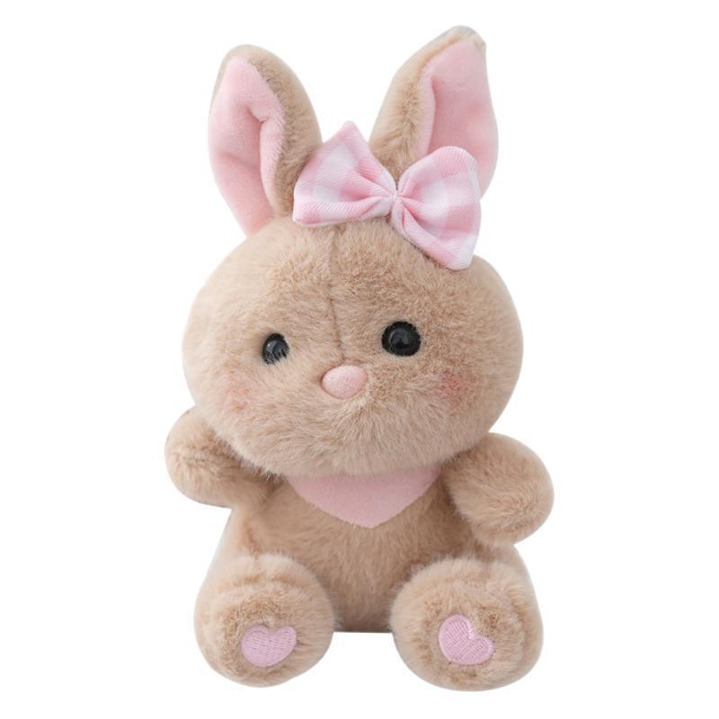16cm Kawaii Creative Scented Bow Rabbit Plush Pendants Cute Cartoon Rabbit Keychain Pendant Backpack Decor Girls Birthday Gifts