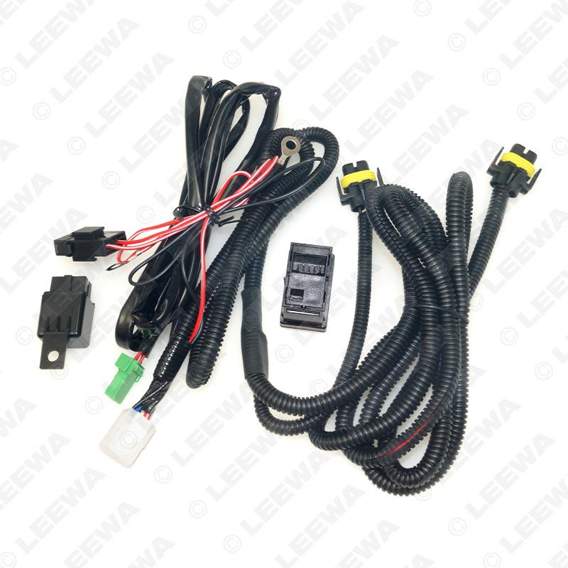 Compatible Fog Light Switch & Wiring Harness for 2014-2018 Honda City H11.