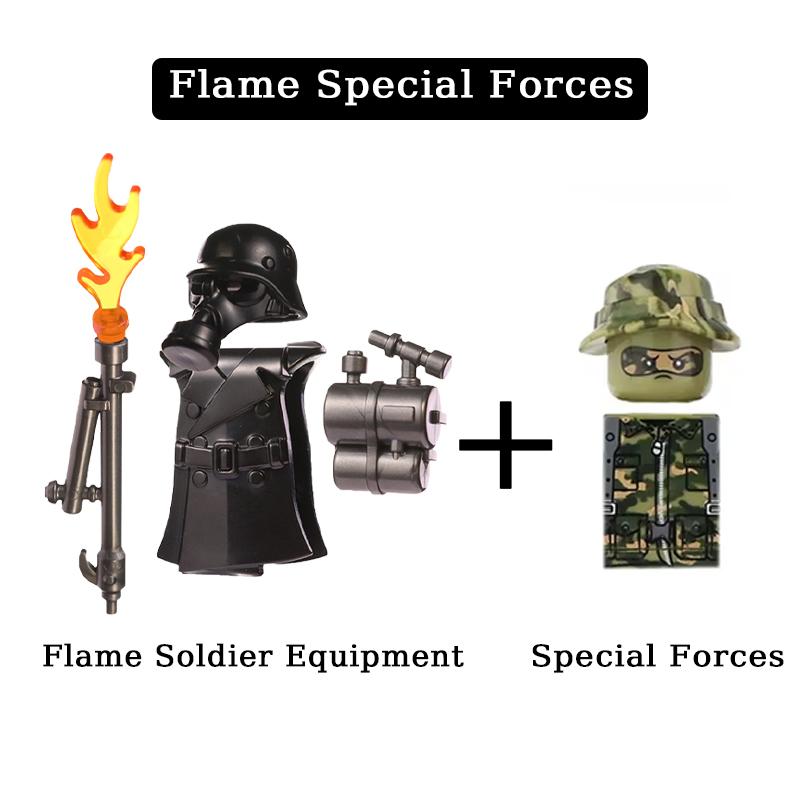 Military Series Soldier Figures Building Blocks SWAT Army Special Force Sniper Camouflage Clothes Ghillie Suit Games Bricks Toys
