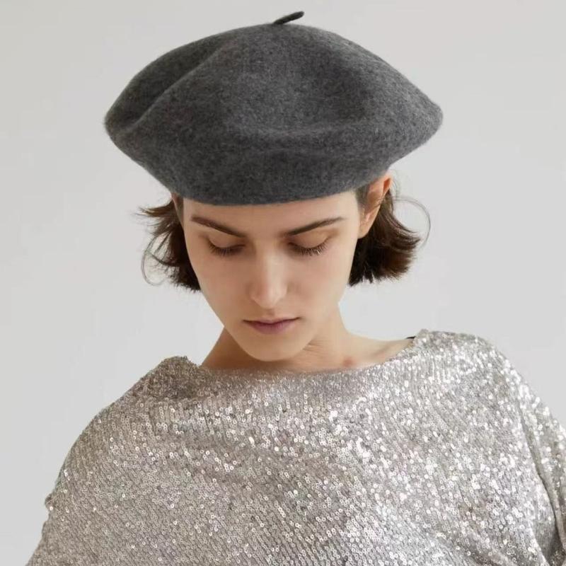 2026 Big Size L Fashion Wool Berets Women Men Large Size 60cm Unisex French Painter Beret Caps Warm Chapeau Female Walking Cap