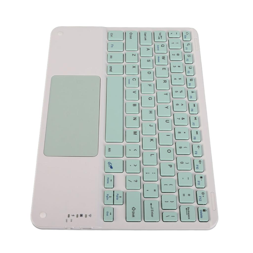 Bluetooth Keyboard with Touchpad 78 Keys Ultra Slim Silent Portable Wireless Keyboard for Smart