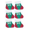 Christmas Table Socks Decoration Cute Beautiful Christmas Silverware Holder for Christmas Party Dinner Table