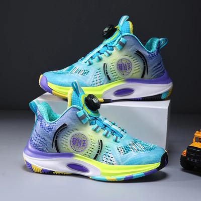 Fashion Kids Basketball Shoes Children Athletic Outdoor Training Student Field Breathable Sneakers Male Boys Original Sport Basket Shoes