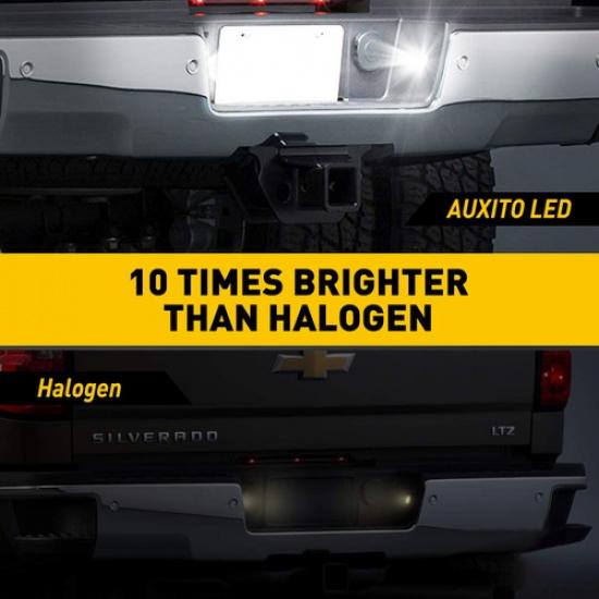 For GMC 2014-18 Silverado SMD Sierra Chevy BRIGHT LED White License Plate Lights