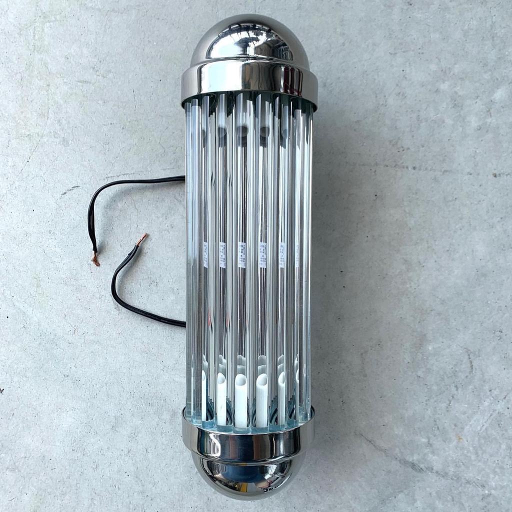 Dulton Glass Stick Wall A Lamp That Will Draw You In Every Time You Look At Height Width Depth Lamp, Clear, S. Wall-mounted It. 350mm, 100mm, 140mm.