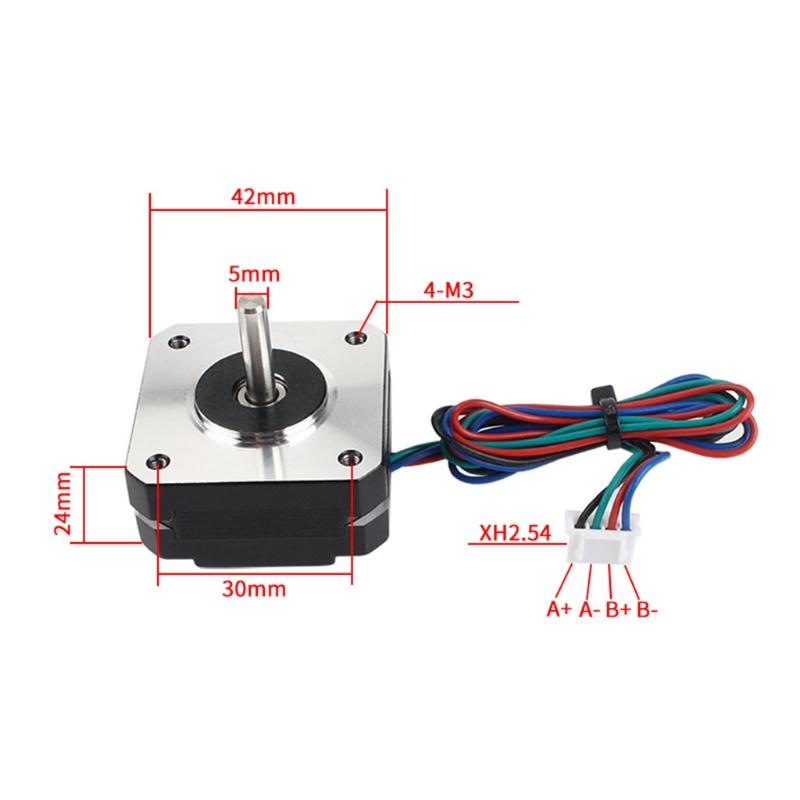 Pancake Motor LDO-42STH20-1004ASH Super Slim for BMG Extruder Prusa i3 MK3S BLV MGN Cube V2.4 Voron 2.4 Switchwire