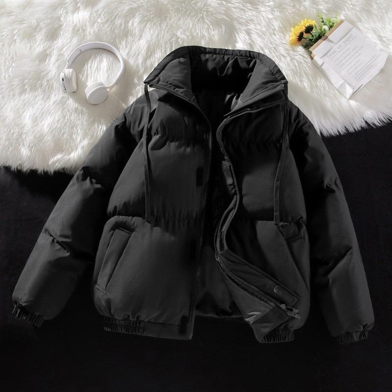 Large Size Stand-up Neck Padded Clothes for Men and Women, Winter Down Padded Jackets, Thickened Couple Models, Loose Padded Clothes for Men