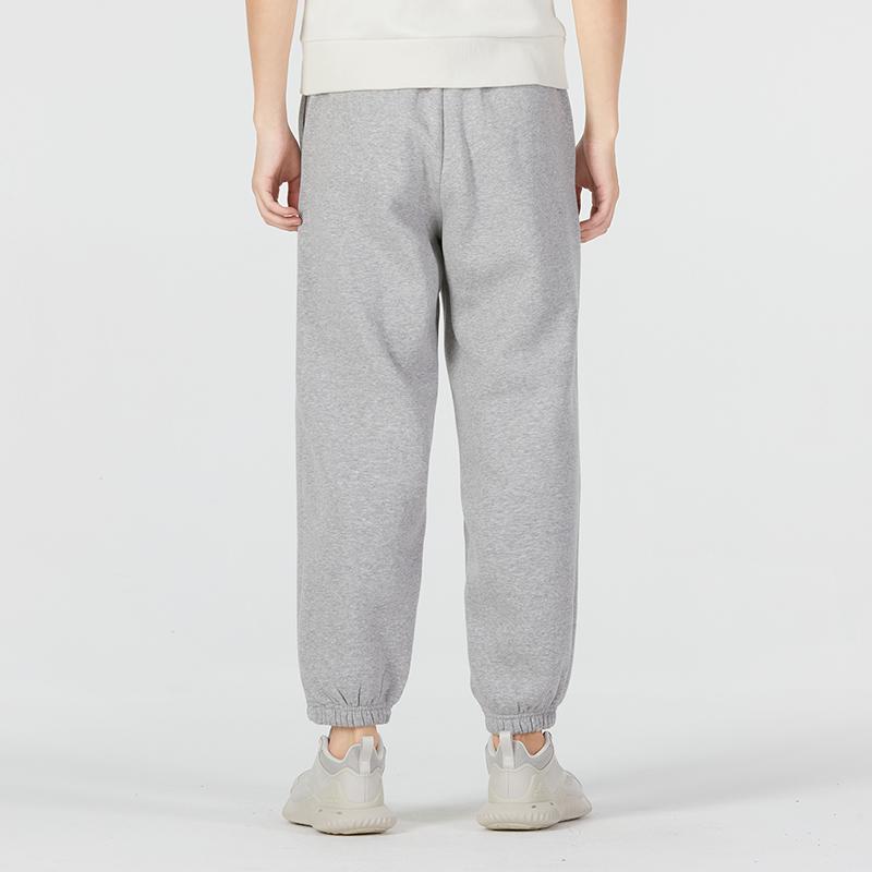 Adidas Essential Logo Cuff Pants Men Bottoms Grey HK2835