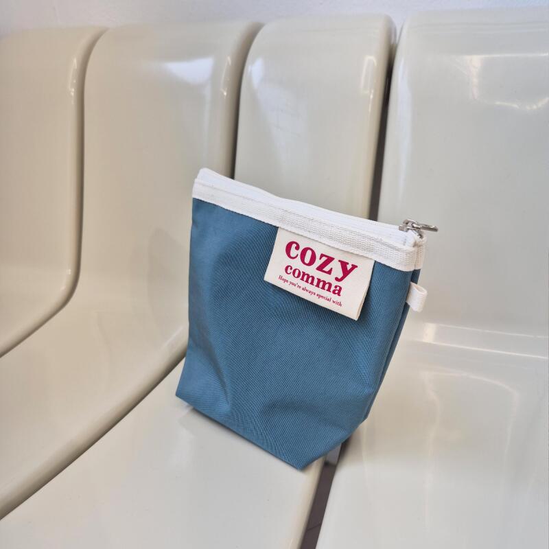 My Own Custom Wrist Strap Pouch_nylon Grayish Blue