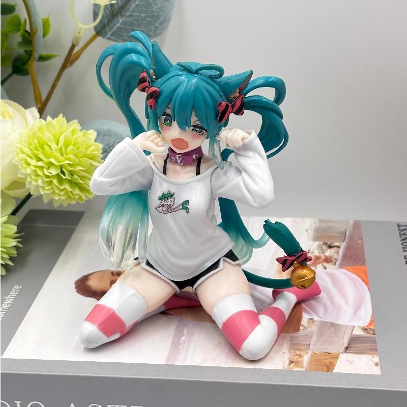 11-22Cm High-Quality Hatsune High-Quality Miku High-Quality Anime High-Quality Figure High-Quality Kawaii High-Quality Pvc Construction set