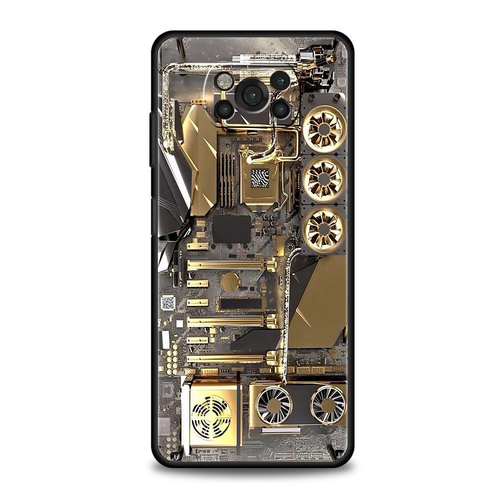 Innenplatine Schaltkreis Handyhülle Für Xiaomi Mi Poco X3 NFC M3 F4 F3 M4 X4 5G Note 10 12 Lite 11 11T 10T 13 12T Pro 9T Abdeckung