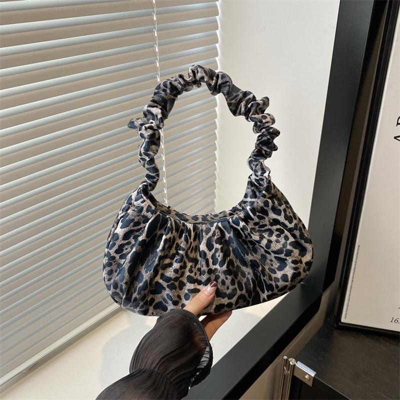 Herbst lässiger ausländischer Stil hoher Wert personalisierte Handtasche 2025 neue Mode diese Woche Leopardenmuster schlichte Achseltasche Damen