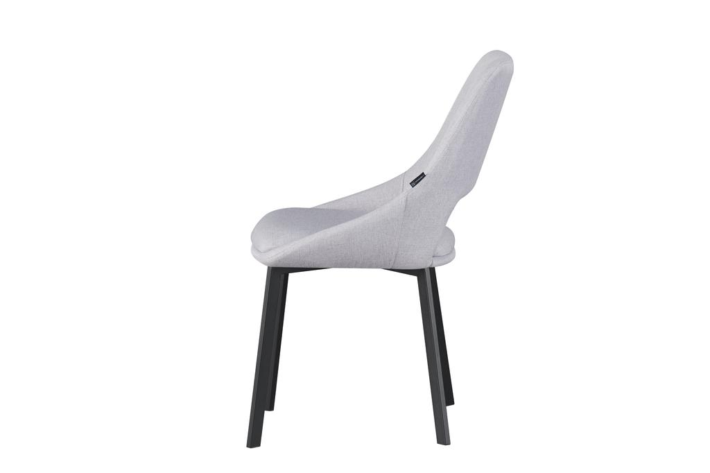 SIENA upholstered chair, gray fabric
