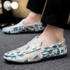 Fashion Fashionable Blue Men's Casual Shoes Man Loafers Lazy Shoes Comfortable Walking Sneakers Non-slip Flats Driving Shoe Zapatos