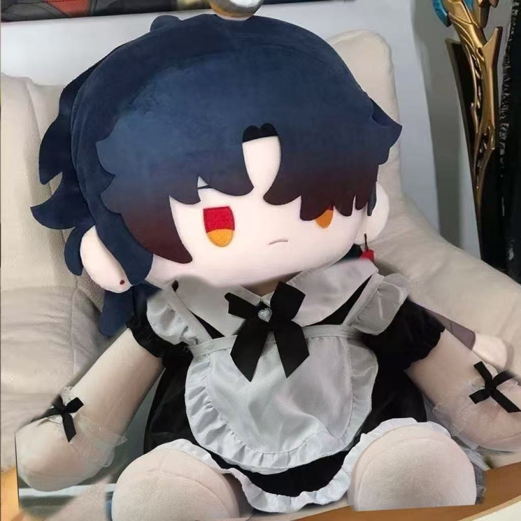 Honkai Star Rail Klinge 40cm Sitzende Plüschpuppe Cartoon Figur Cosplay Verkleidung Kleidung Baumwollpuppe Stofftier Für Spieleliebhaber 40cm