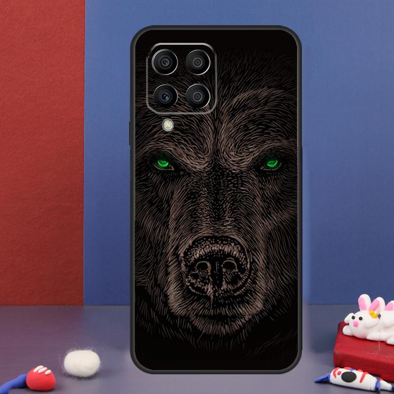 Cute Grizzly Bear Case For Samsung Galaxy M32 M52 M12 M16 M14 M54 M13 M33 M53 M56 M36 M31 M11 M35 M55 M15 M06