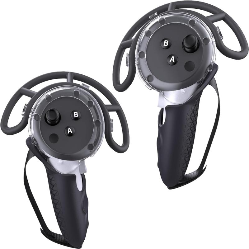 Kratzfeste VR-Schutzhülle Silikonhülle Abdeckung für Meta Quest 3 VR-Headset Maske Linse Schale Kappe Zubehör