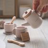 LabelLabel Tea Set, Pretend Play Kitchen, Wooden Toy, Educational Toy, Tea Party, Tea Time, Girls