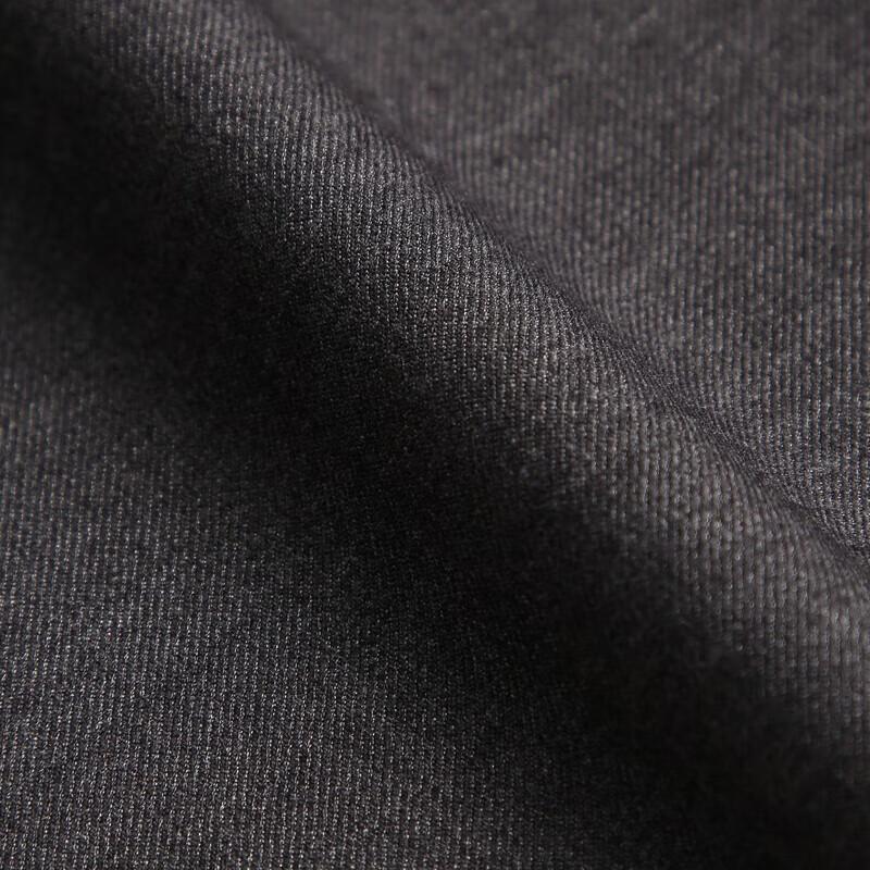 K-Boxing Men's Autumn Wool Blend Straight Fit Business Trousers