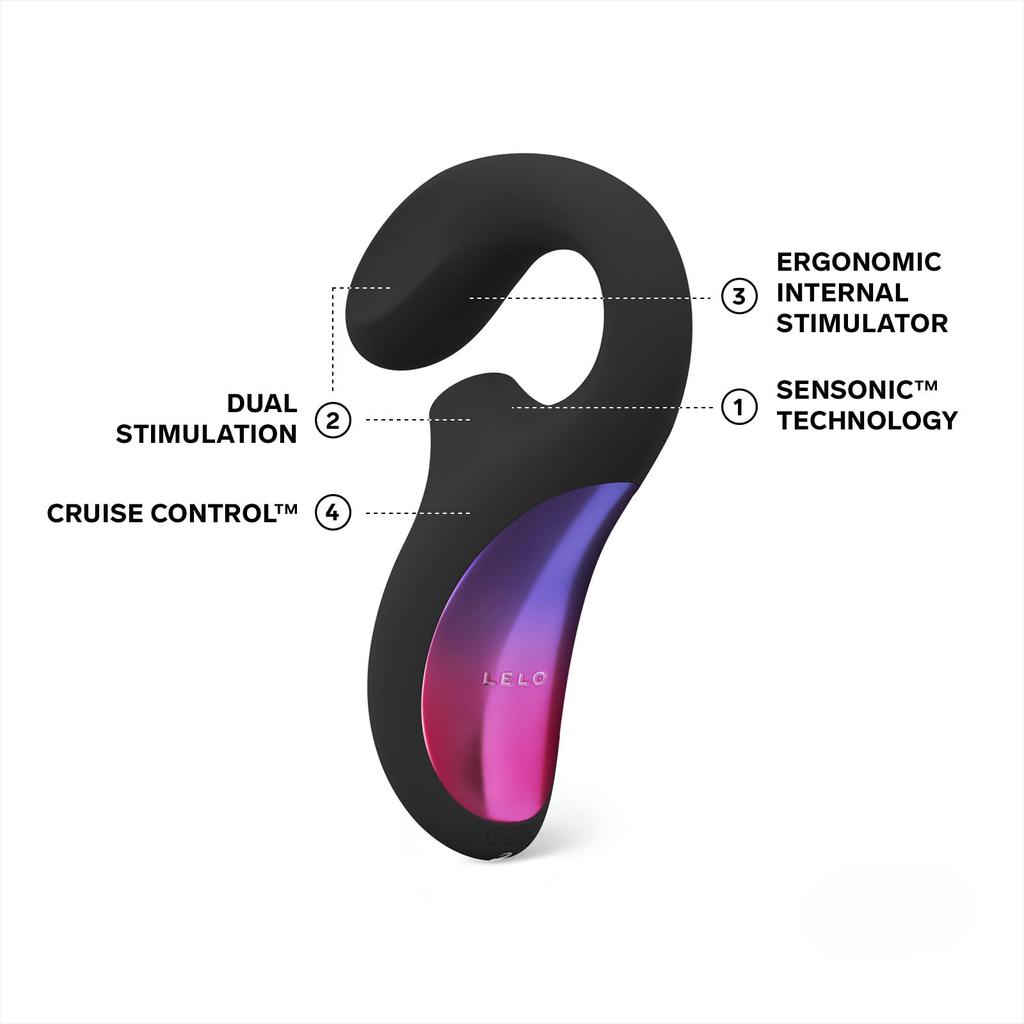 LELO Enigma Cruise Dual Vibe for Women Waterproof Clitoral Vibrator with 8 Vibration Female Vibrator Adult Toys for Women - Patterns, Clitoral,