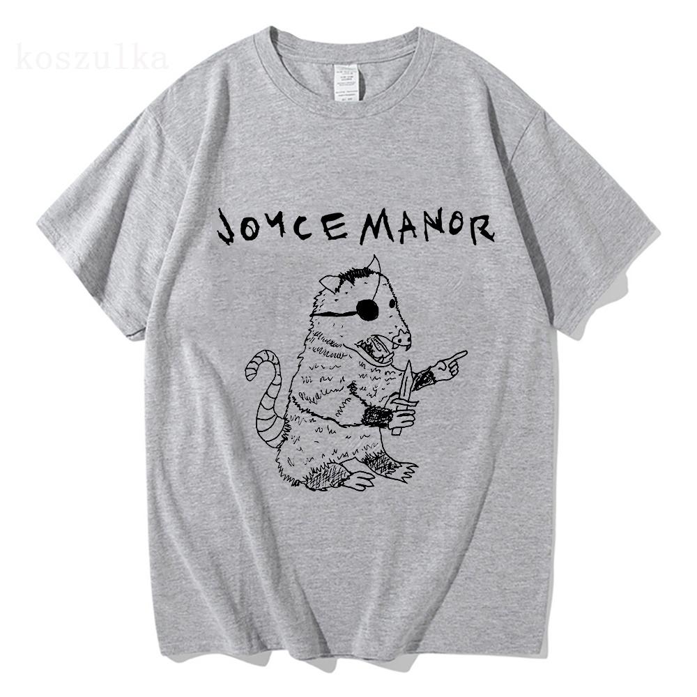 Opossum Shirt On White JOYCE MANOR Graphic Print Tshirts Unisex Streetwear Short Sleeve Cotton Men/Women T-shirt Casual Tees Top