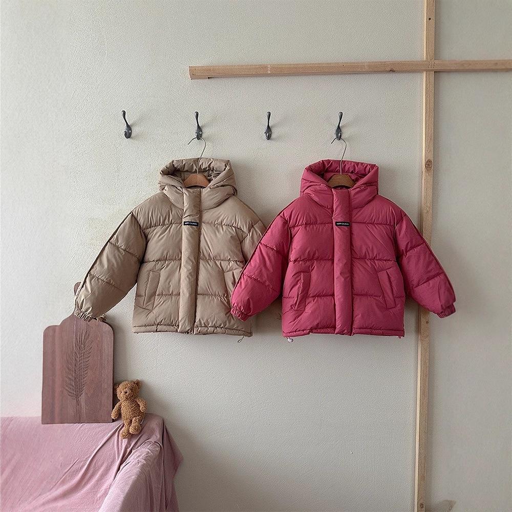 2025 Winter Kids' Thick Cotton-Padded Jacket for Boys and Girls – Cozy Bread Coat for Middle and Big Children