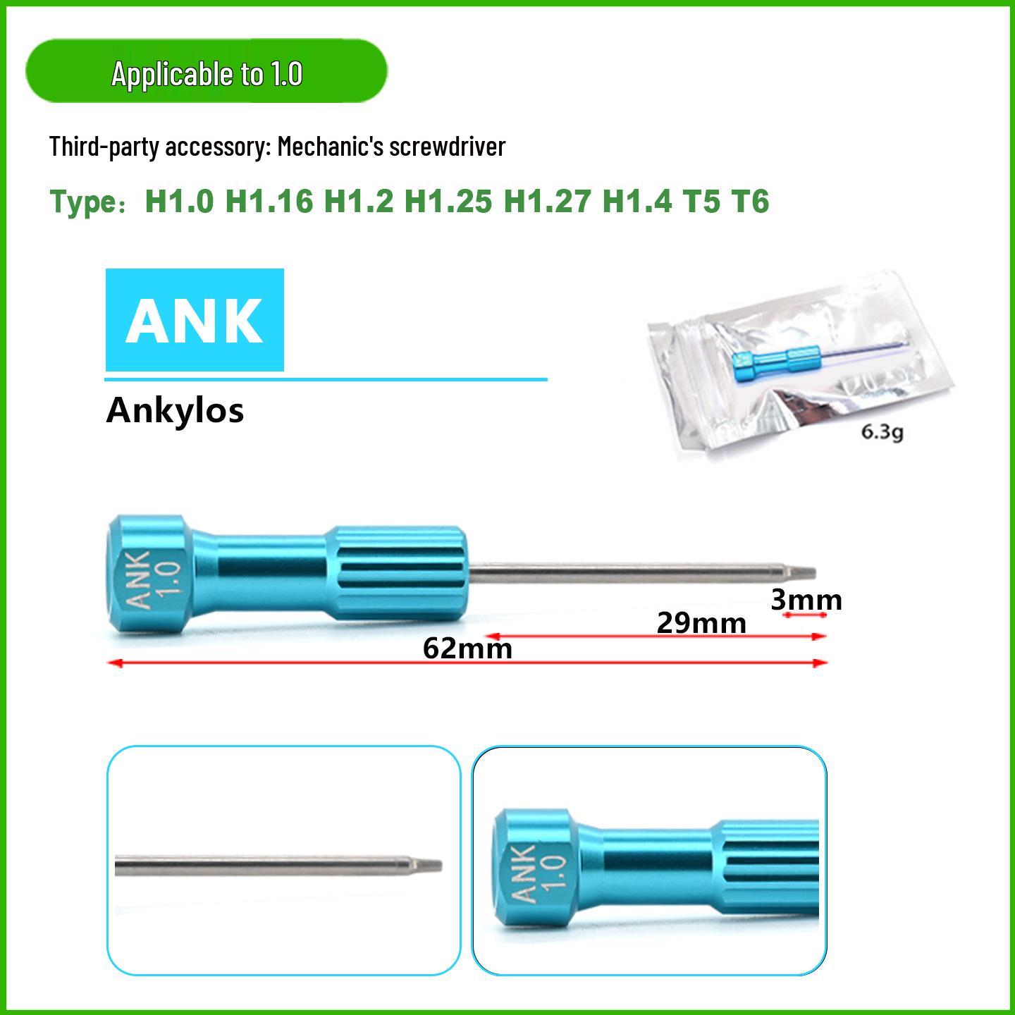 Dental Implant Screwdriver for ITI Straumann and DIO-SM Denture Tools
