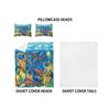 Marine Animal Three-Piece Quilt Cover Pillowcase 3D Digital Printing Bedding Independent Station