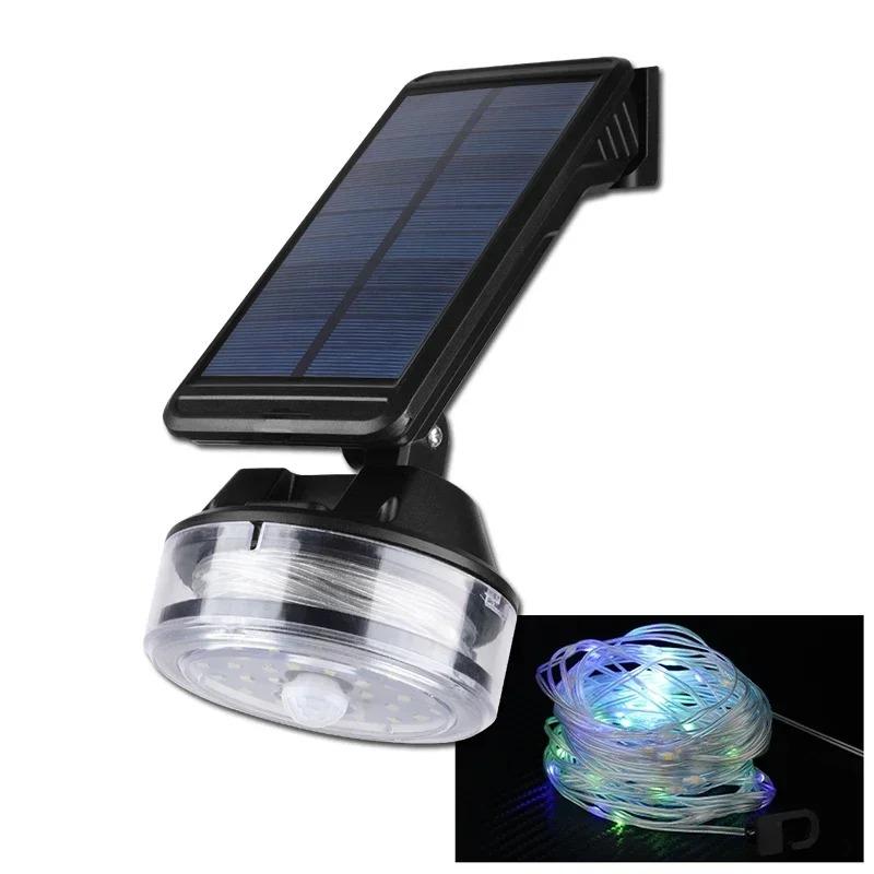 

Solar LED Wall Light Outdoor Solar Lamp 8m Fairy String Lights Garden Atmosphere Decorative Light Induction Emergency Light 1pc