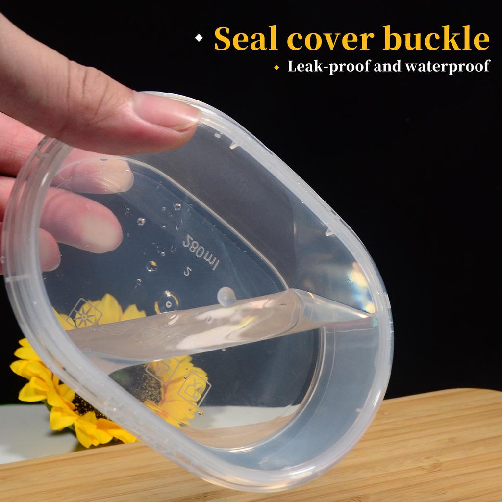 280ml Food Grade Plastic Box for Baby Food Storage Refrigerated Small Fridge Organization Sealed Container