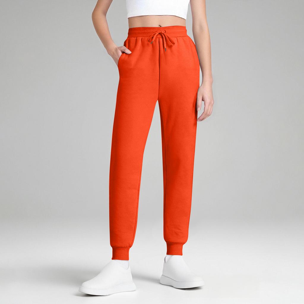 TNNZEET Women's Joggers With Pockets - High Waisted Sweatpants Tapered Leg Drawstring Lightweight Athletic Pants