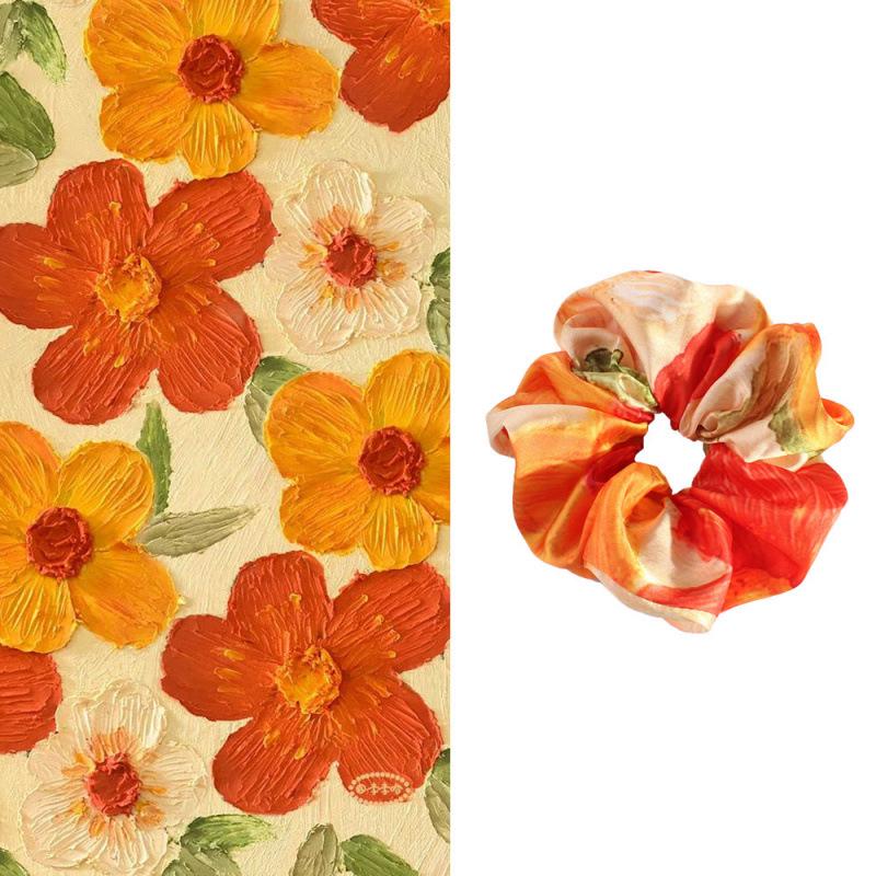 Французская высококачественная атласная градиентная резинка для волос для женщин - Элегантная резинка для волос