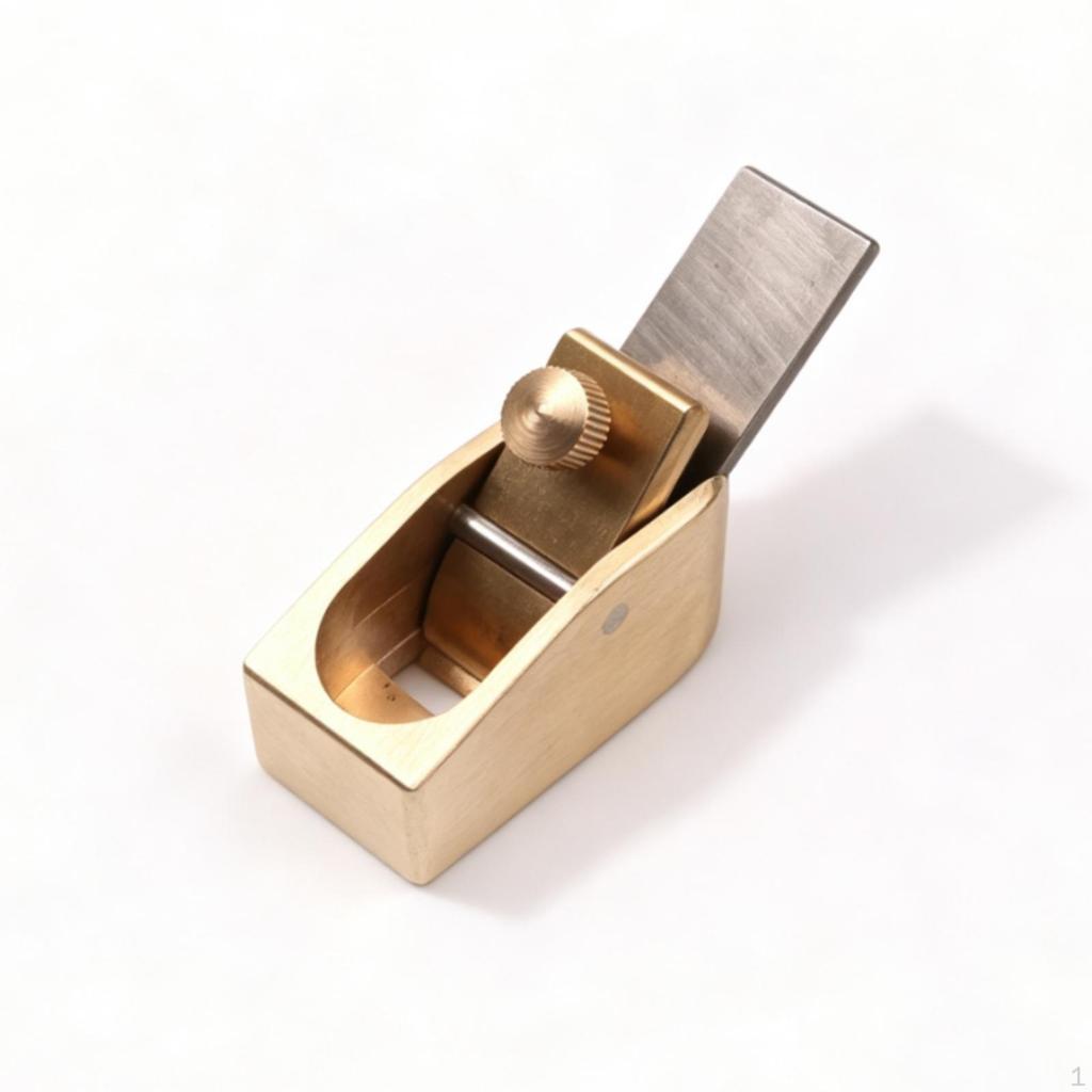 Thumb Plane Brass Violin Luthier Adjustable Woodcraft Tool for Luthiers, Woodworkers,