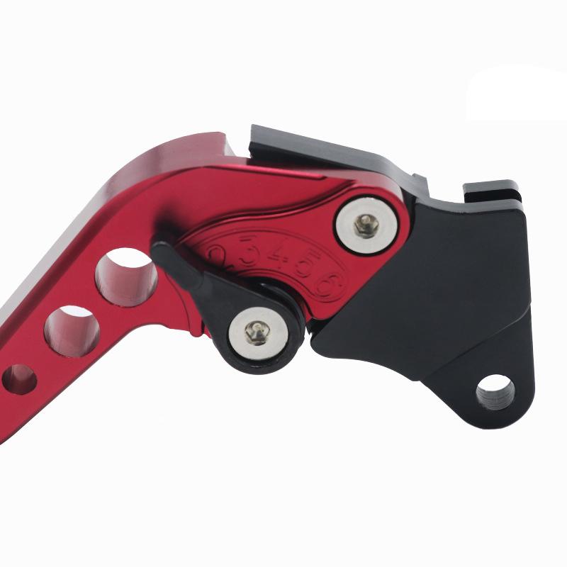 Universal Motorcycle Clutch Brake Handle Alloy Adjustable Brake Drum Lever CNC Dual Disc Brake Handle Pull Rod Brake Horn Handle