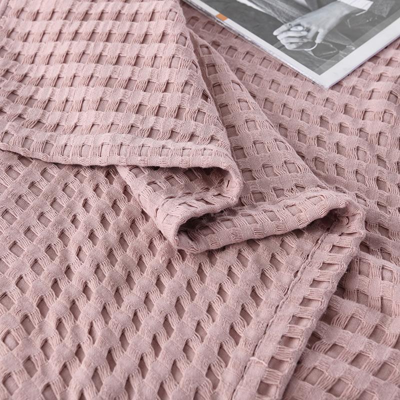New Type A Summer Air Conditioning Quilt, Light and Comfortable Japanese Waffle Blanket Towel Quilt