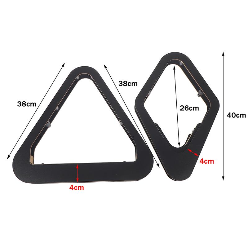 Professional Pool Ball Rack Adjustable 8 9-Ball Triangle For Tournament Play Heavy Duty Billiard Accessories 1Pc