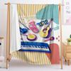 2D Digital Printing, Striped Plaid Blanket Fresh Flannel Blanket eBay Blanket Spring Autumn