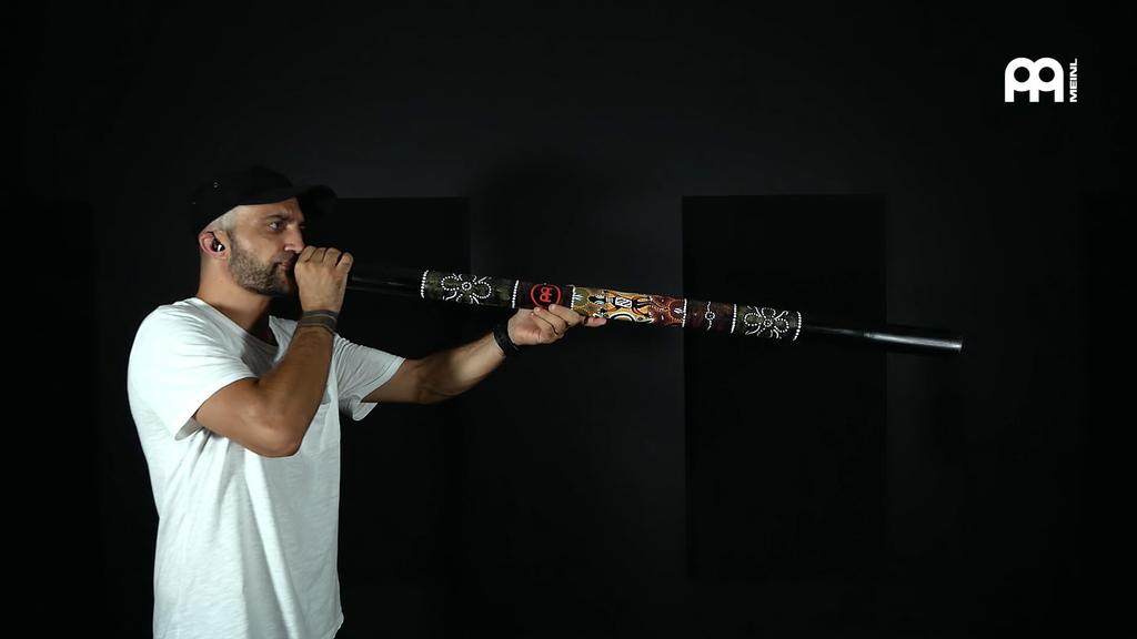 MEINL Didgeridoo Holz 47 Zoll Schwarz DDG1-BK
