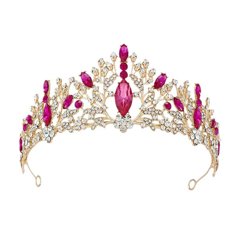 European and American Bride Crown Hair Accessories Crown Dress Accessories  Wedding Styling Headwear for Women