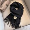 Autumn and winter warm new cashmere scarf couple tassel shawl fashion casual scarf premium